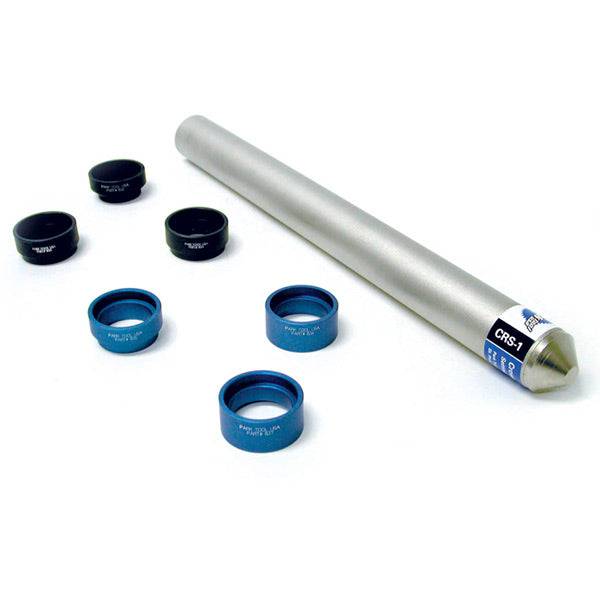 Park Tool CRS-1 Crown Race Setting System for 1" and 1-1/8" steerer tubes, used in bicycle workshop assembly and repair.