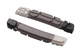 BBB BBS-15T TriStop V-brake replacement pads, set of two pairs, designed for bicycle components, with tri-colour braking surface.