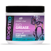 Finish Line BOOSTEDT BioGrease plant-based bike grease container, eco-friendly low friction lubricant for bike maintenance.