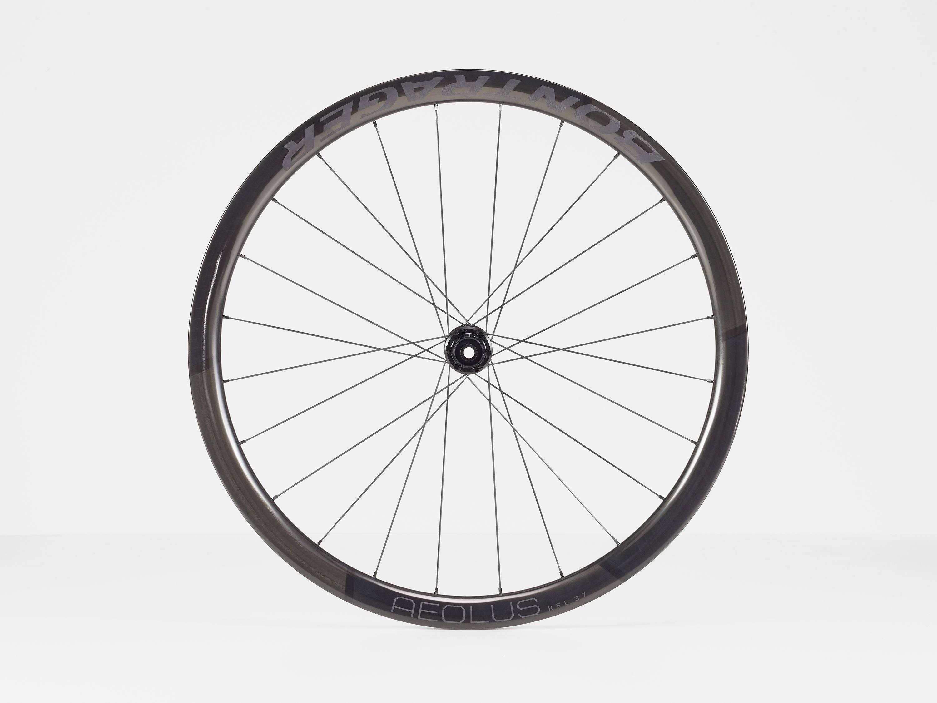 Bontrager Aeolus RSL 37 tubular disc road wheels with DT Swiss 240s hubs, lightweight aerodynamic cycling components