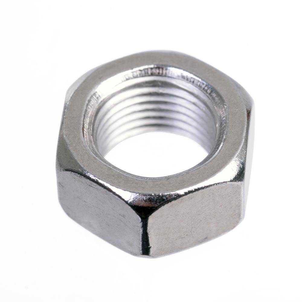 Sturmey Archer bicycle hub axle nut for wheel maintenance and repairs, showing metal component detail.