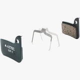 Aztec e-Bike disc brake pads for SRAM HRD Red 22, Force 22, and compatible models, shown in close-up view.
