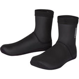 Madison Flux waterproof closed sole overshoes for cycling, showing black protective footwear with reflective details.