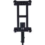 MIK Adapter Plate 2.0 Lockable black accessory for secure bike basket and bag attachment, shown in close-up detail.