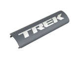 Trek Domane+ HP battery cover in solid charcoal silver, a protective bike component designed for Trek electric bikes.