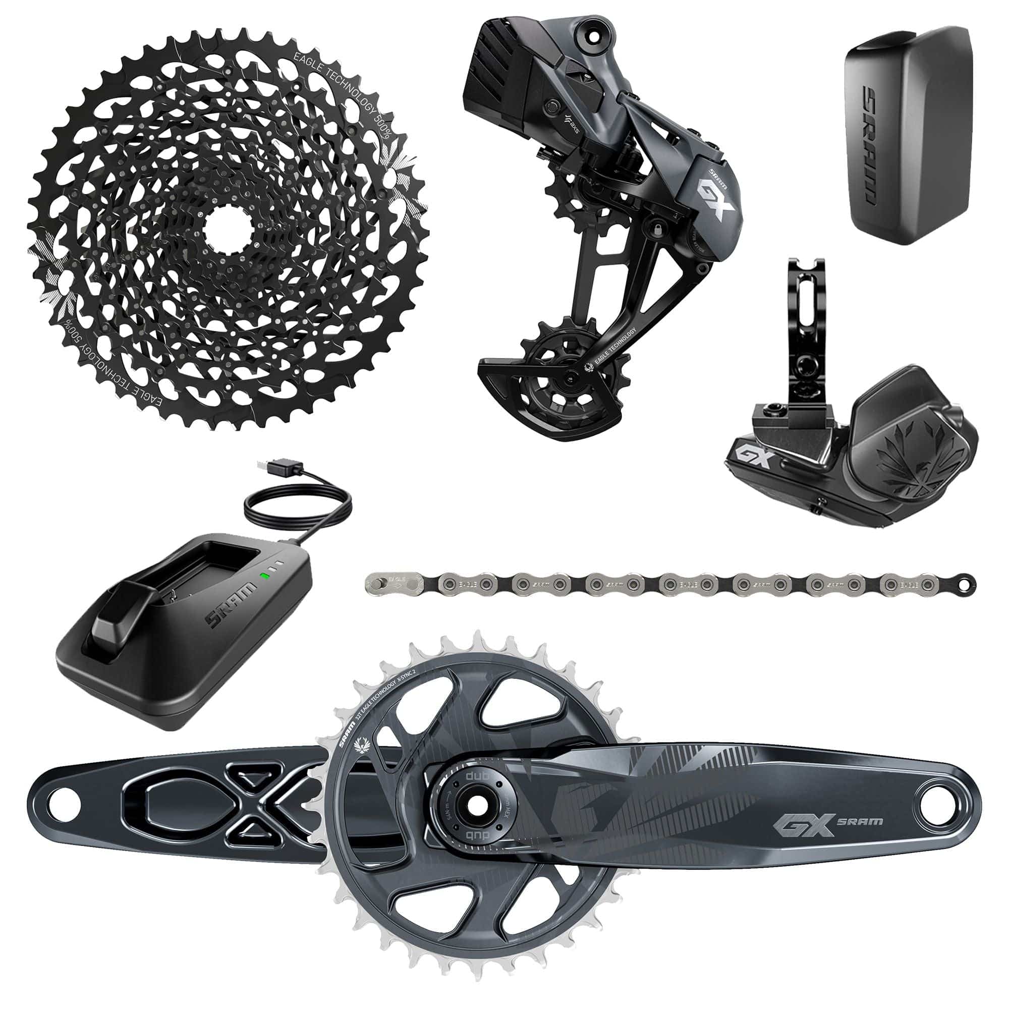 Sram Gx Eagle Axs Dub Groupset - 10-50T - Includes | Swinnerton Cycles