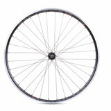 Black M Part Wheels 700c road front quick release wheel with rim brakes, designed for lightweight bicycle component performance.