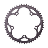 BBB RoadGear 2x9/10 speed chainring for Shimano and SRAM double cranksets, 130 BCD, bicycle component.