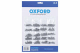 Swinnerton Cycles Oxford 1/8" ball bearings for bicycle headset, 20 packets of 65 bearings each, shown in a close-up image.