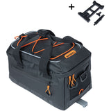 Basil Miles Tarpaulin - Trunkbag MIK - 7 litre - black/orange | Swinnerton Cycles