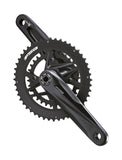 FSA Gossamer Pro AGX+ 24mm road bike crankset with 2x12 speed chainrings, 46/30T, 175mm crank arms, components for racing bikes