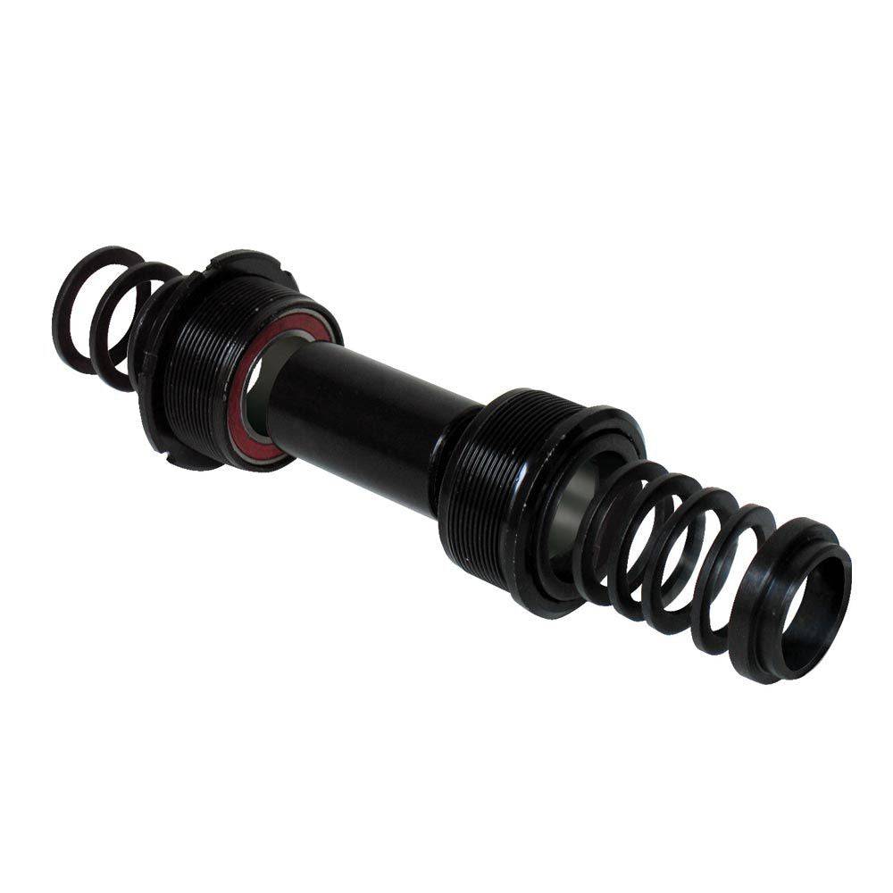 Gusset Components Euro 19mm bottom bracket set with threaded bearings for 68mm shell bicycle crank installation.