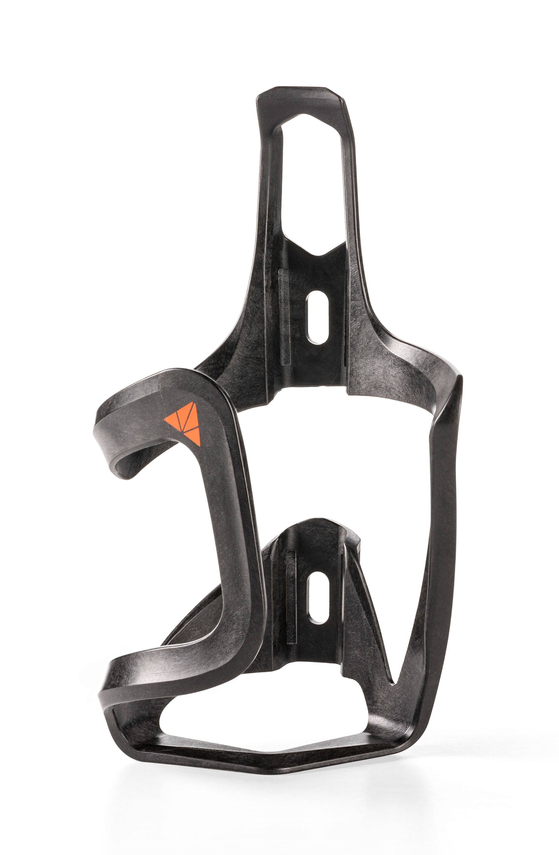 Granite AUX Carbon side-loading bike water bottle cage, lightweight and durable accessory for easy bottle access on bikes.