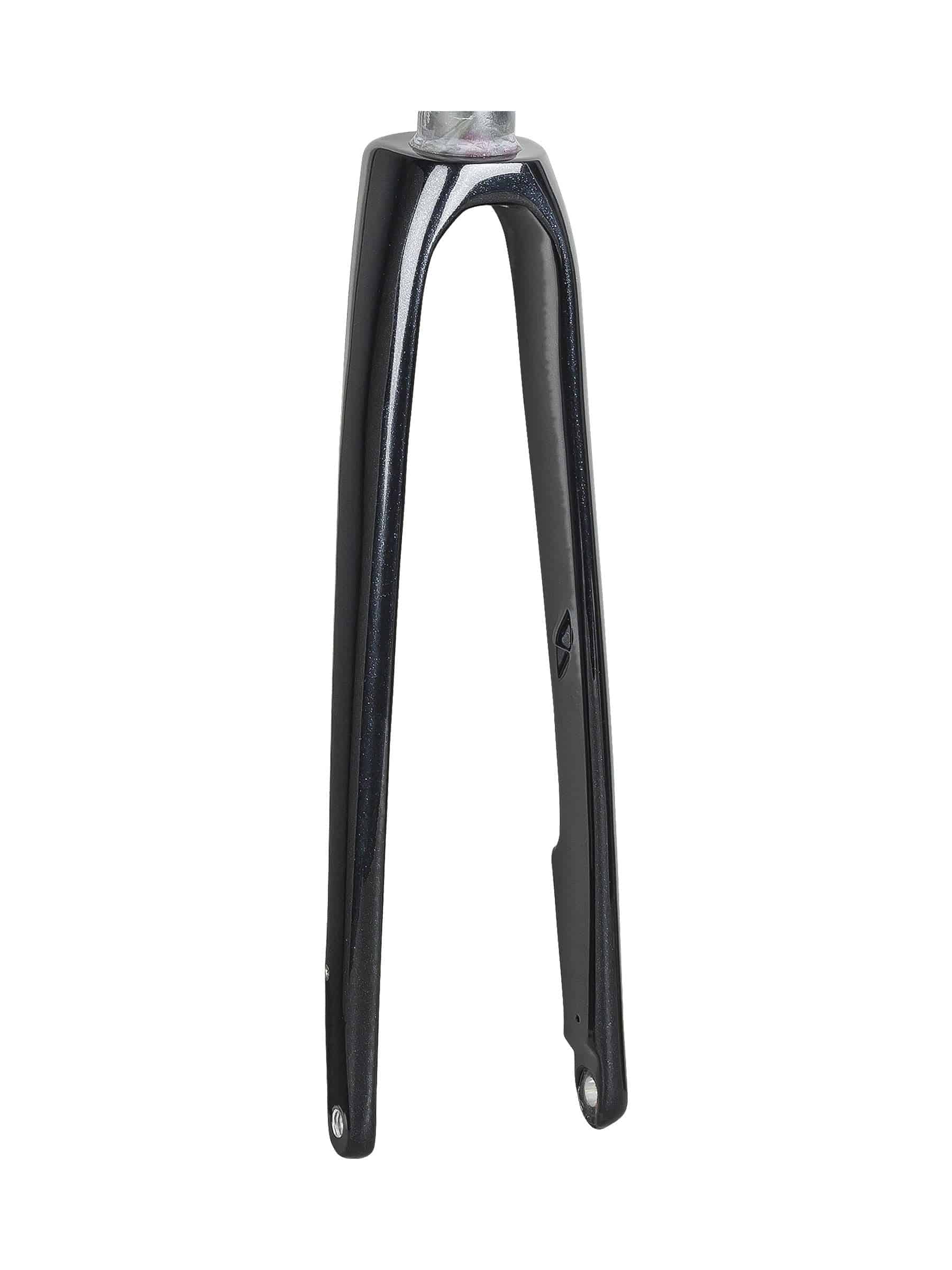 Trek Domane SL 4 700C road bike forks, lightweight and durable components for precise steering and smooth riding.