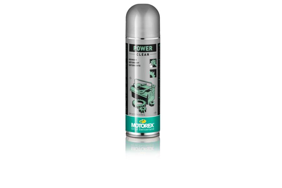 Motorex Power Clean Spray for disc brakes, 500ml, workshop oil and grease remover, with spray nozzle for effective cleaning.