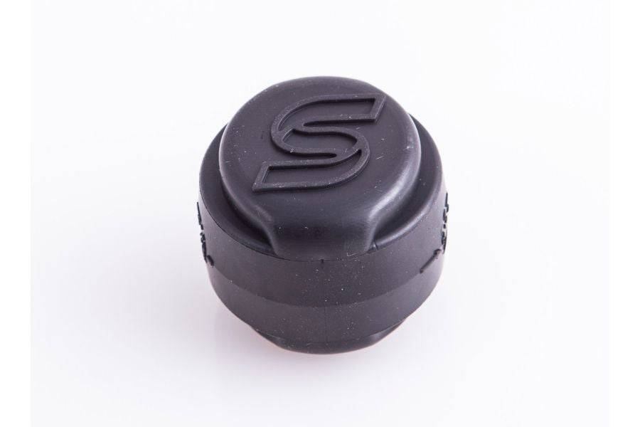 Cane Creek eeSilk elastomer replacement component for seatpost spring rate tuning, shown in a close-up image.
