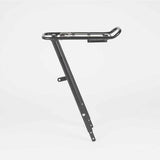 Black M Part Tour AVS front pannier rack with adjustable design and AVS system for bike accessories.
