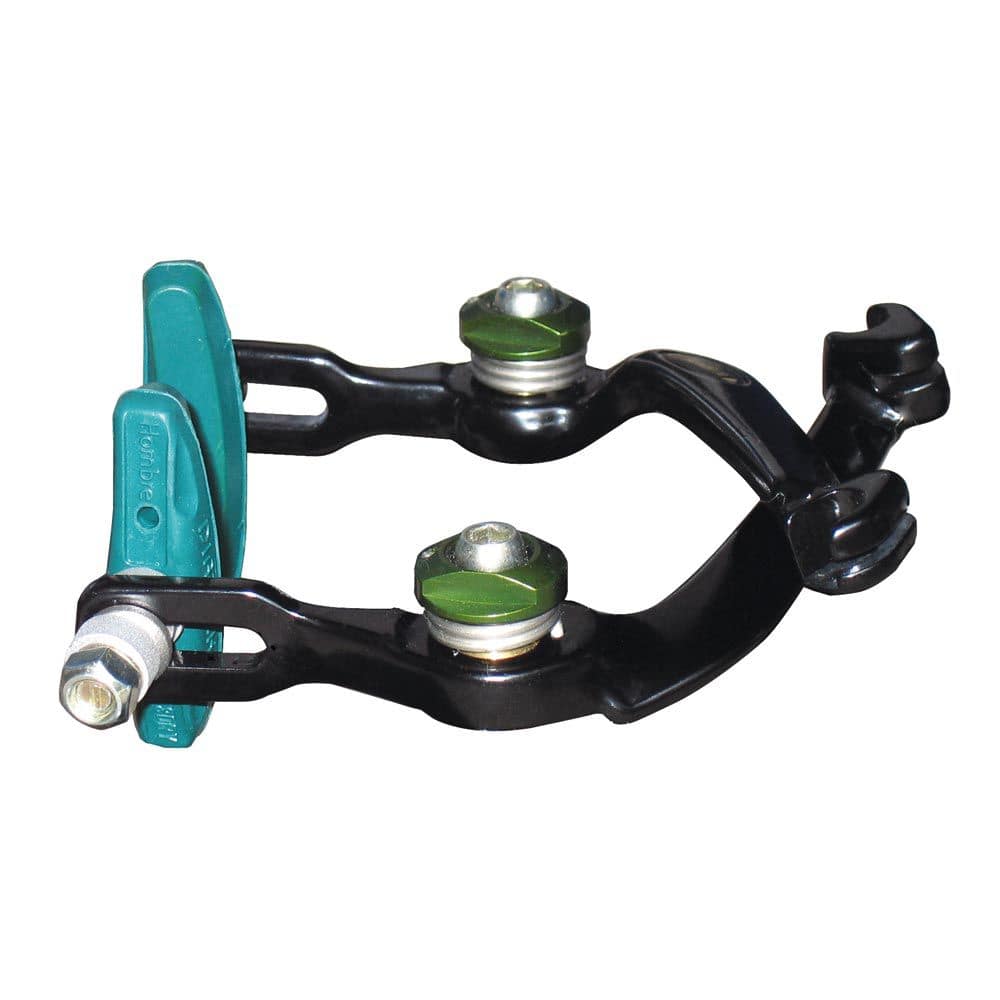 Dia-Compe Hombre AD-996 Fiesta BMX brakes with V-type pads, angled design for rim widths 22-32mm, bicycle component.
