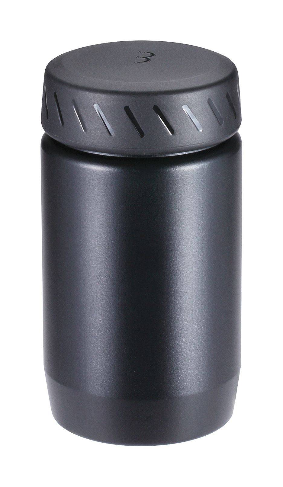 BBB BTL-18S water bottle tool can for bike storage and hydration, compact size, black with lid and mounting features