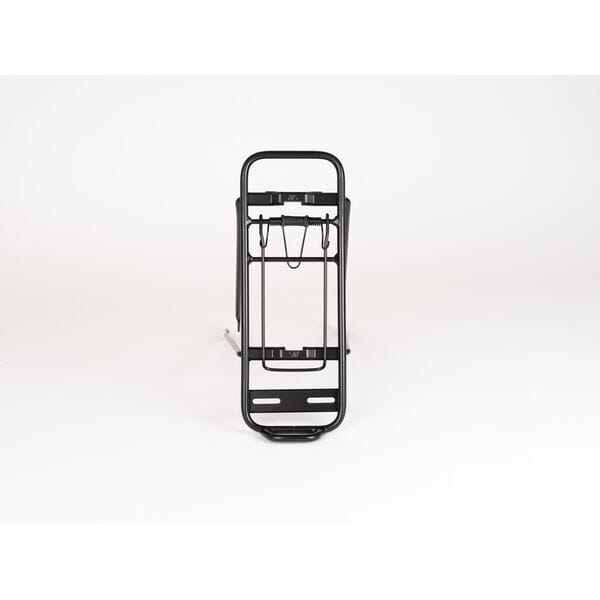 M Part City AVS rear pannier rack in black designed for 700c bikes, compatible with AtranVeloSystem accessories.
