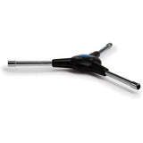 Park Tool SW-15 3-way internal nipple wrench with square drive, 5mm and 5.5mm hex bits, suitable for bike wheel maintenance and repair.