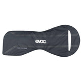 EVOC travel chain cover with Velcro fixation for bike chainstay protection, accessory designed to secure and protect bike frames.