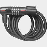 Trelock SK210 combo security cable with 180cm braided steel, 10mm diameter for bicycle and equipment security.