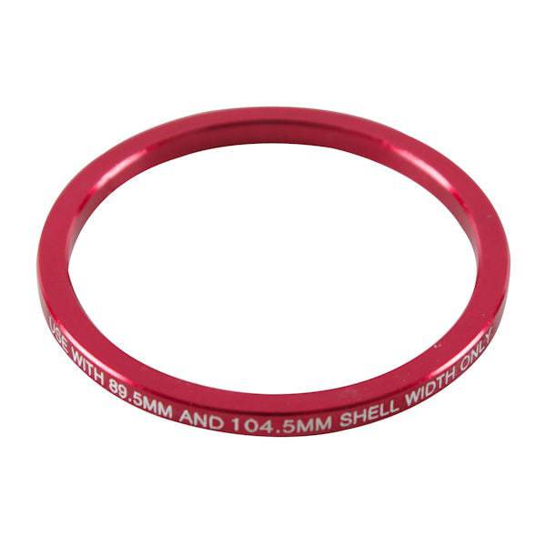 Race Face Cinch bottom bracket spacer for BB92, 89.5mm & 104.5mm conversion, component for bike cranksets.