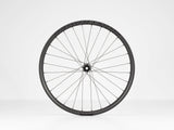 Bontrager Line Pro 30 TLR Boost 27.5-inch mountain bike front wheel in black with no cassette, component for MTB performance.