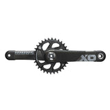 Sram X01 Downhill Crankset with 34T X-SYNC 2 chainring, Dub83 direct mount, black component for mountain biking.