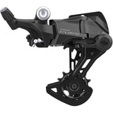 Shimano CUES RD-U4000 rear derailleur with medium cage for 9-speed mountain bikes and e-bikes, showing its durable component design.
