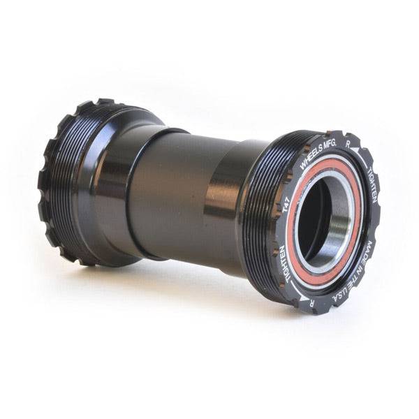 Wheels Manufacturing T47 inboard angular contact bearings for 24mm cranksets, suitable for 68-132mm bottom bracket shells.