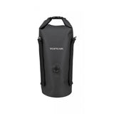 Topeak Fork Drybag 4L weatherproof bikepacking accessory attached to bike fork with Versacage mount in black