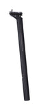 BBB Toppost BSP-15 bike seatpost with 15mm offset dual bolt clamp, shown in black, designed for secure saddle attachment.