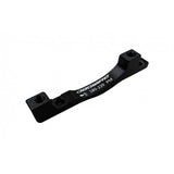 Jagwire post mount disc brake caliper adapter with hardware for rotor mounting, component for bike brake systems.