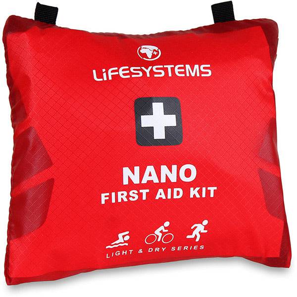 Lifesystems Light and Dry Nano First Aid Kit waterproof outdoor medical accessories with compact, organized supplies.