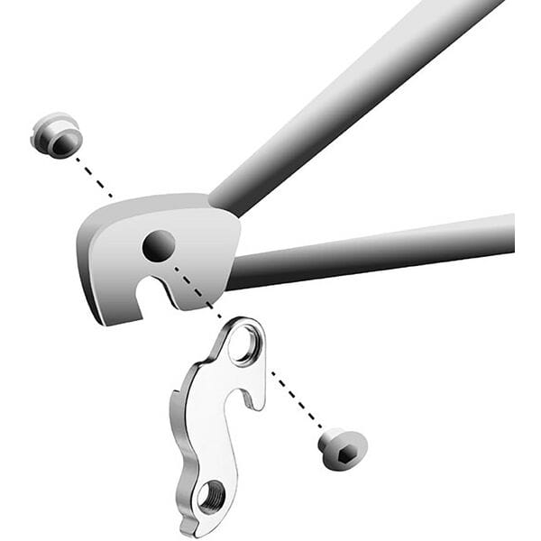 M Part Gear Hanger for BMC bike frames, durable component for bike frame protection and compatibility.