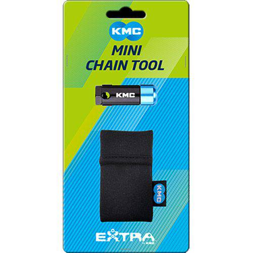 KMC mini bicycle chain tool for up to 12-speed chains with storage pouch, ideal for bike maintenance and repairs