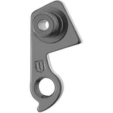 M Part Trek Gear Hanger for bike frame protection and precise shifting, shown attached to a bicycle frame.