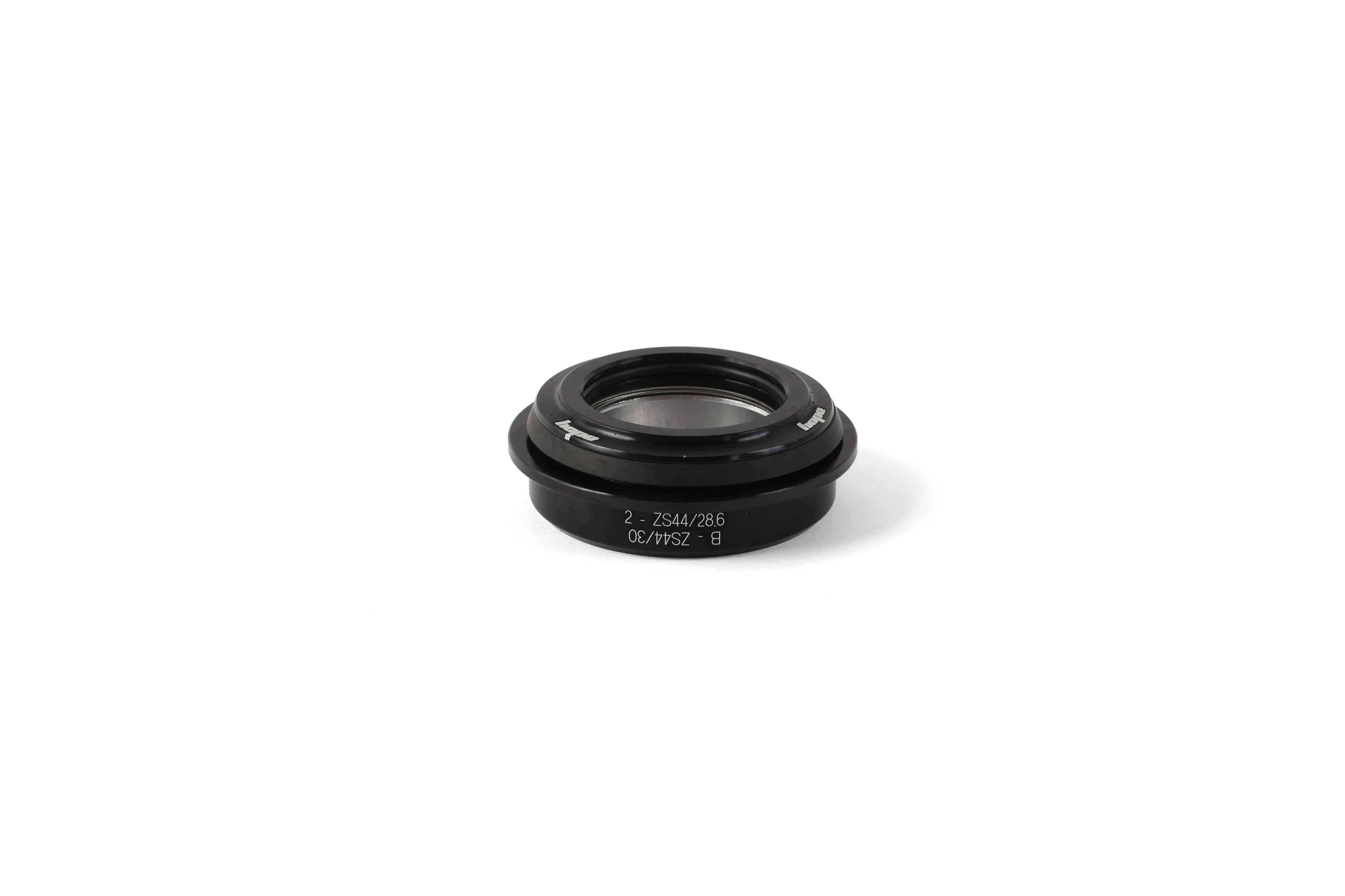Hope Pick N Mix 2-Top Integral ZS44/28.6 bike headset for custom frames, showcasing the silver metal components and sleek design.