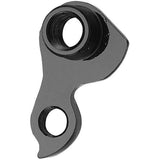 M Part Trek Gear Hanger for bike frame protection and smooth shifting, shown attached to a bicycle frame.
