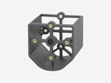 Black Trek Diamant 2023 Bosch Smart System battery spacer for e-bike frame, component designed for secure battery fit.