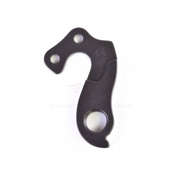 Wheels Manufacturing CNC machined derailleur hanger dropout upgrade for bicycle components, designed for precise derailleur mounting.