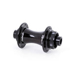 Halo RD2 Centerlock road disc brake hub for cycling wheels, showing the black hub with mounting flanges and centerlock lock ring.