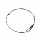 Black Topeak Fix Station 4mm steel workshop cable, 110cm length, used for bike repair and replacement tools.