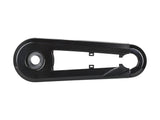 Black Trek Precaliber 20-inch bike chainguard providing durable chain protection for kids' bicycles.