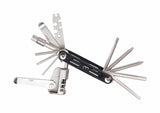 BBB BTL-141L Maxifold L Mini-Tool with 18 functions for bike repair, showing compact multi-tool with various screwdrivers and wrenches.