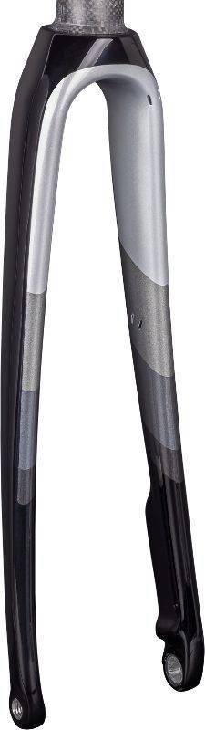 Trek 2017 Domane SLR 8 disc and rim brake fork with flat-mount, thru-axle, and 700C wheel compatibility.
