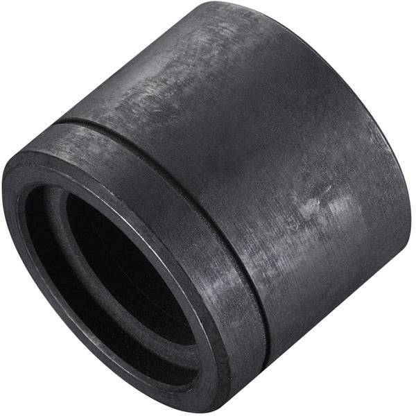 Shimano Workshop TL-AF30 left hand inner dust cap installation tool for wheel maintenance, shown in use on a wheel.