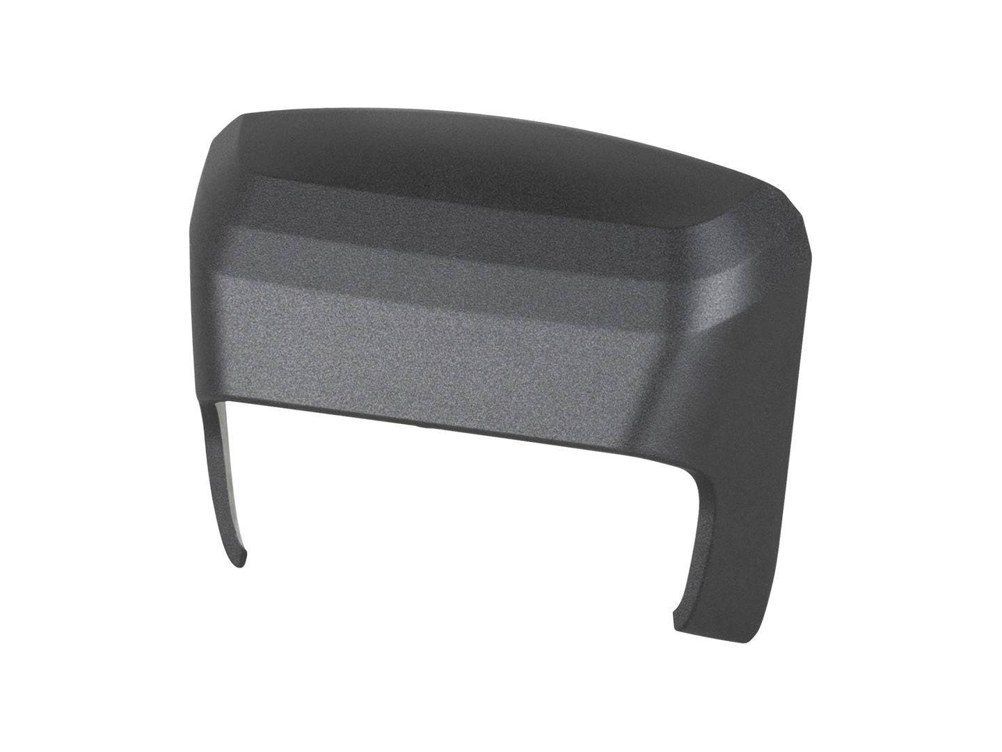 Black Trek Battery Dock Cover for Trek E-Bike batteries, a protective replacement component with a sleek, durable design.